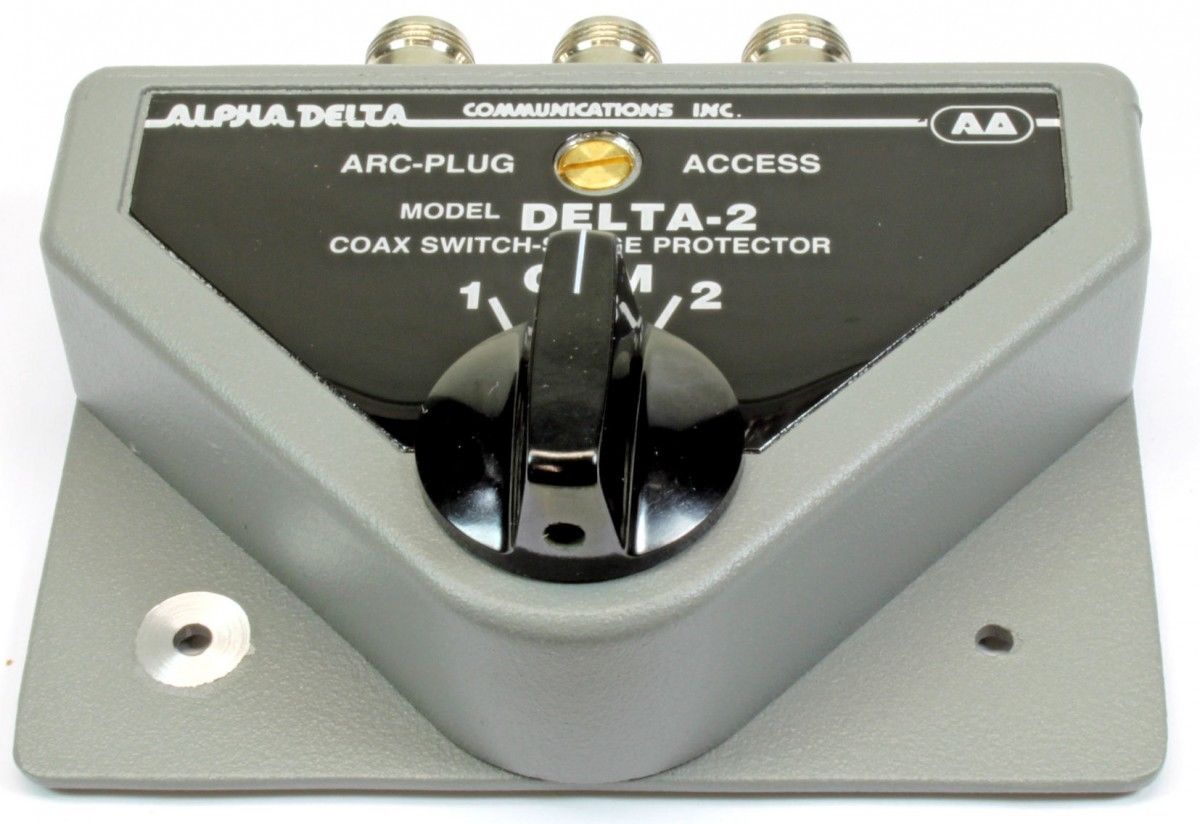 Alpha Delta DELTA-2B/N Commutatore Coassiale a 2 vie connettori N (1500 Watt CW)